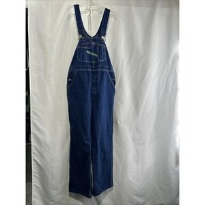 Key Imperial Aristocrat Men 36X32 Farmer Carpenter Bib Overalls Blue Cotton